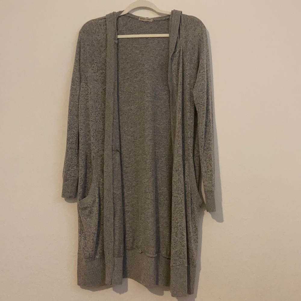 Knee length sweater